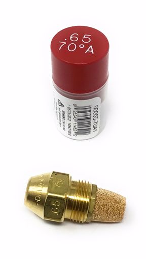 Picture of DELAVAN 0.65 GPH 70° A HOLLOW CONE NOZZLE W/ SINTERED FILTER