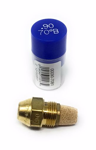 Picture of DELAVAN 0.90 GPH 70° B SOLID CONE NOZZLE W/ SINTERED FILTER