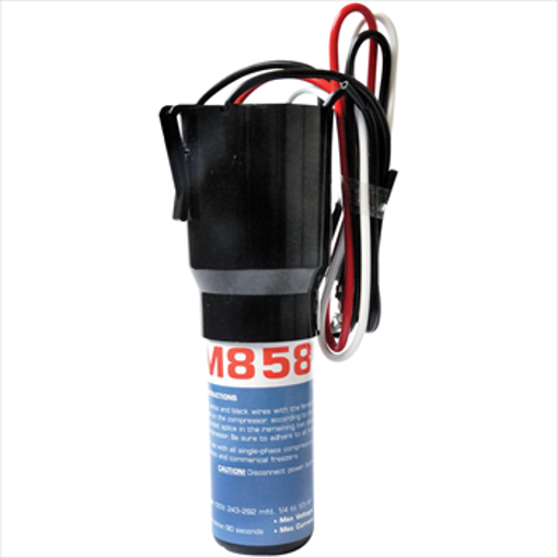 Picture of COMBINATION RELAY OVERLOAD AND START CAPACITOR 1/4 TO 1/3 HP