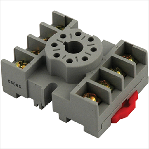 Picture of RELAY SOCKETS: 8-PIN OCTAL PLUG-IN BASE LOCATING