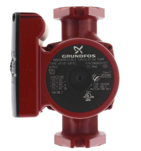 Picture of UPS15-58FRC 115V BRUTE THREE SPEED 1/25 HP RECIRC