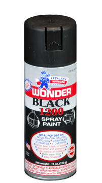 Picture of WONDER BLACK 1200° HIGH TEMPERATURE SPRAY PAINT 12 OZ CAN