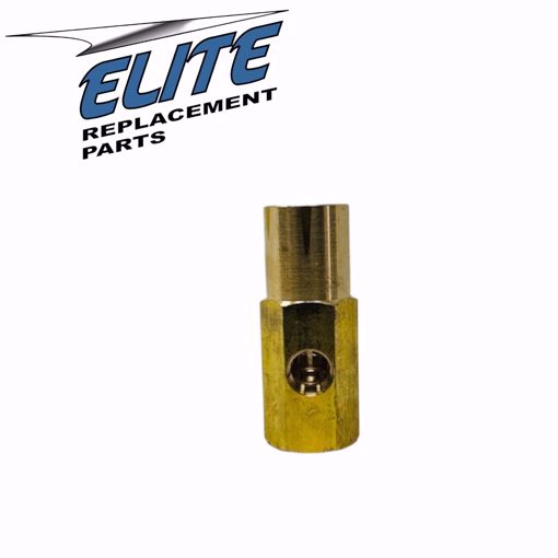 Picture of EN17147 ELITE BRASS SIPHON NOZZLE ADAPTER 1/8NPT OIL X 1/4NPT AIR INTAKE