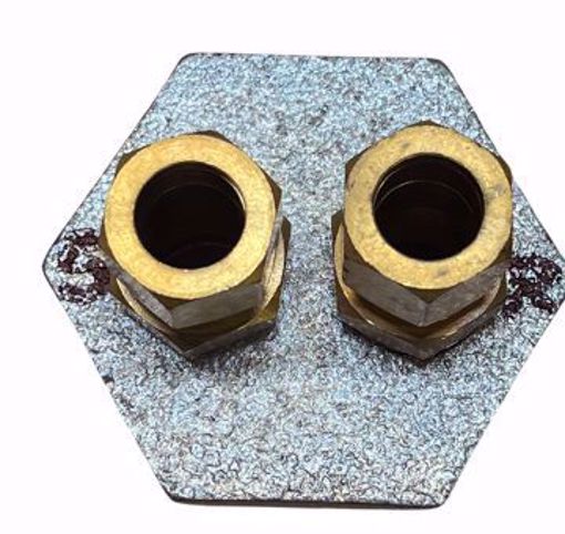 Picture of 2 X 1/2 DOUBLE TAP BUSHING WITH FITTINGS (DUPLE