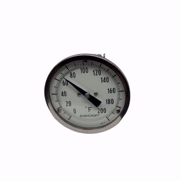 Picture of 3 BIMETAL THERMOMETER 0-200 1/2 CONNECTION, 2-1/2 STEM