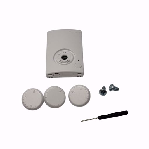 Picture of SETPOINT ADJUSTMENT, OVERRIDE BUTTON WITH LED, NETWORK JACK.