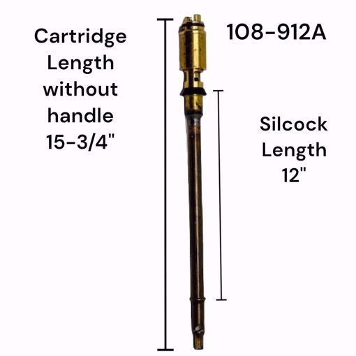 Picture of 12 INCH T-550 CARTRIDGE AND STEM ASSEMBLY