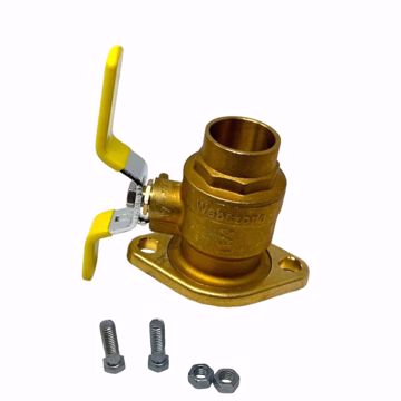 Picture of 1 1/4 SWT ISOLATOR W/ROT FLG FP BR BL VL, 5140