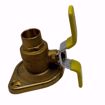 Picture of 3/4 SWT ISOLATOR W/ROT FLG FP BR BALL VALVE, 5140