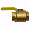 Picture of 1 1/2 IPS FP BR BALL VALVE W/IPS HOLE, 4172