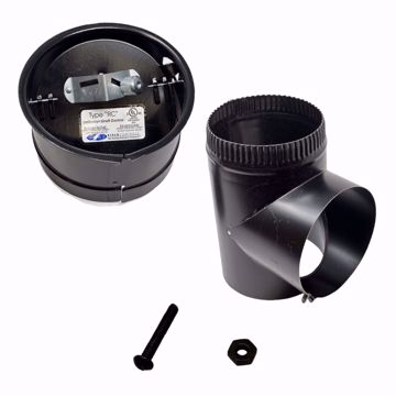 Picture of 6 RC/BT 6 BLACK TEE JOINT WITH CONTROL (SINGLE