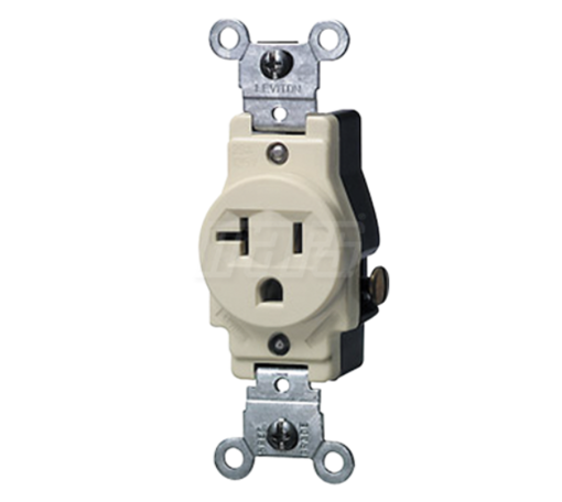 Picture of SING REC 20A 125V 2P3W IVRY