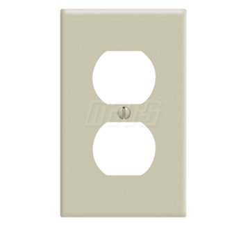 Picture of WALL PLATE DPL REC IVR