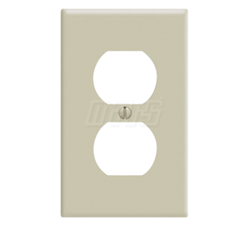 Picture of WALL PLATE DPL REC IVR