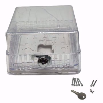 Picture of THERMOSTAT GUARD SOLID AND RING BASES CLEAR PLA