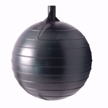 Picture of 6 IN DIAMETER HEAVY DUTY PLASTIC FLOAT 1/4-20 FEMALE THREAD