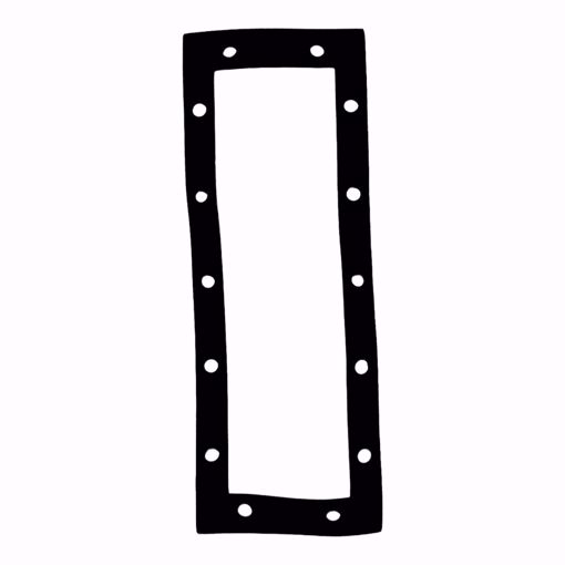 Picture of TANKLESS GASKET -FITS UTICA GU ETC.-IN 1/8 RUBBER GASKET