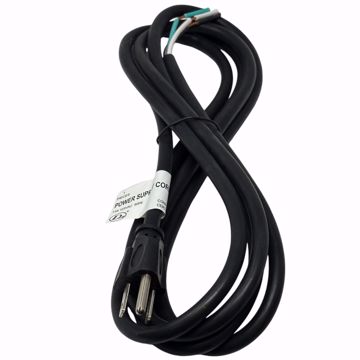 Picture of 16/3 BLACK, THREE CONDUCTOR, SJTW, 125V, 13A RATING