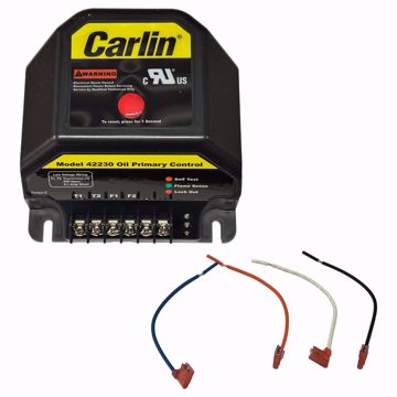 Picture of 4223002S CARLIN 42230 OIL PRIMARY CONTROL- 4 WIRE BLK BLU