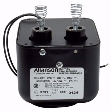 Picture of ALLANSON TRANSFORMER FOR WAYNE HS BURNER REPLACES