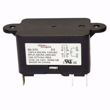Picture of 90-370 FAN RELAY TYPE 184 24 VAC COIL 50/60 HZ