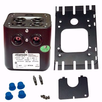 Picture of UNIVERSAL  IGNITION TRANSFORMER WITH BASE PLATE