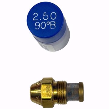 Picture of DELAVAN 2.50 GPH 90° B SOLID CONE NOZZLE W/ MESH STRAINER