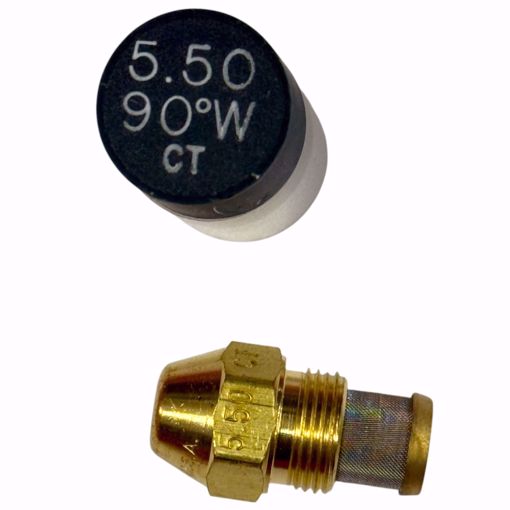 Picture of DELAVAN 5.50 GPH 90° W NOZZLE W/ MESH STRAINER