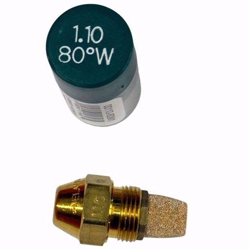 Picture of 00110-80W1 DELAVAN 1.10 GPH 80° W NOZZLE W/ SINTERED FILTER