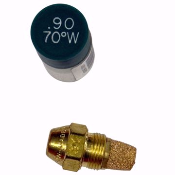 Picture of DELAVAN 0.90 GPH 70° W NOZZLE W/ SINTERED FILTER