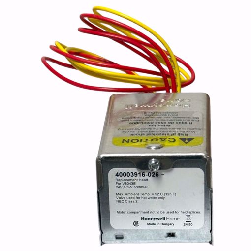 Picture of 40003916-026 HONEYWELL HOME V8043E POWERHEAD ASSBLY 2 WAY 18 LEADS ON MANUAL OPENER END