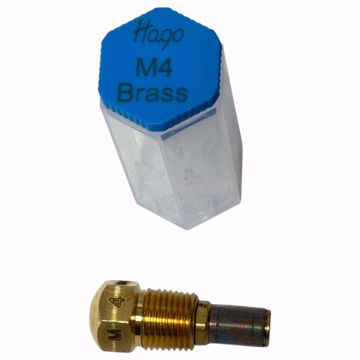 Picture of NOZZLE M - 4, M4 BRASS HAGO, 4.00 GPH, 80 DEGREE