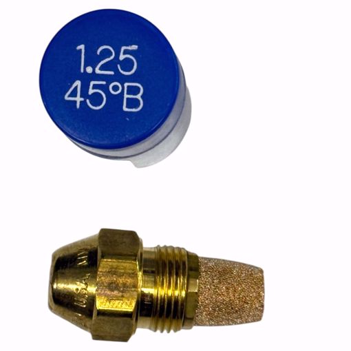 Picture of DELAVAN 1.25 GPH 45° B SOLID CONE NOZZLE W/ SINTERED FILTER