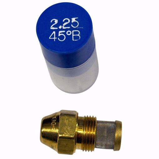 Picture of DELAVAN 2.25 GPH 45° B SOLID CONE NOZZLE W/ MESH STRAINER