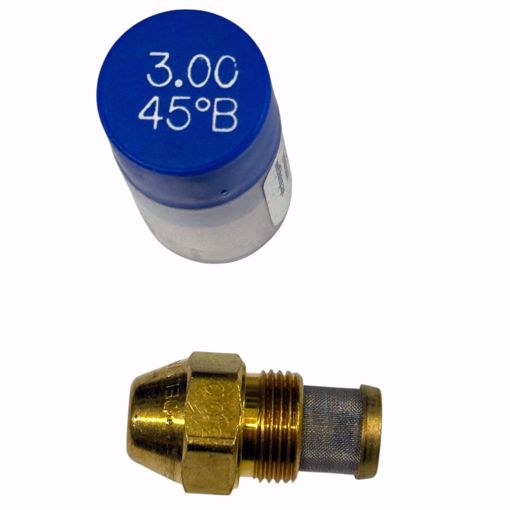 Picture of DELAVAN 3.00 GPH 45° B SOLID CONE NOZZLE W/ MESH STRAINER