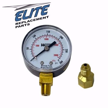 Picture of PRESSURE TEST GAUGE KIT FOR OIL BURNERS 300 PSI W/ ADAPTER