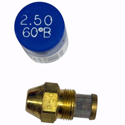 Picture of DELAVAN 2.50 GPH 60° B SOLID CONE NOZZLE W/ MESH STRAINER