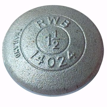 Picture of 14024 BECKETT  1-1/2 INCH NPT ZINC-PLATED MUSHROOM VENT CAP