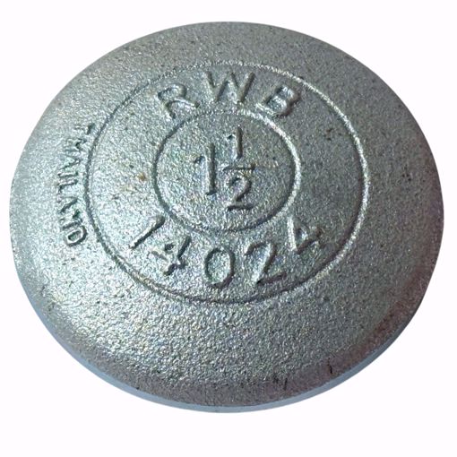 Picture of 14024 BECKETT  1-1/2 INCH NPT ZINC-PLATED MUSHROOM VENT CAP