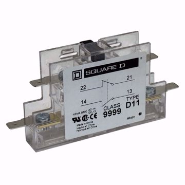 Picture of 1 N/O 1 N/C AUXILIARY CONTACT