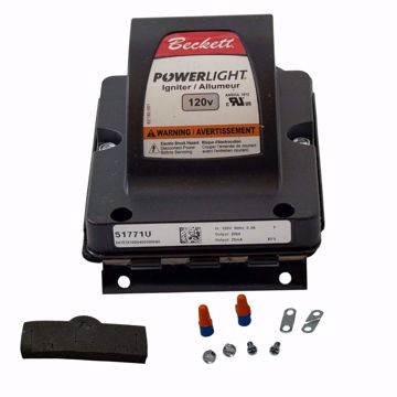 Picture of 51771U BECKETT 120V IGNITOR AND BASE PLATE FOR A AF AFG AND NX OIL BURNERS