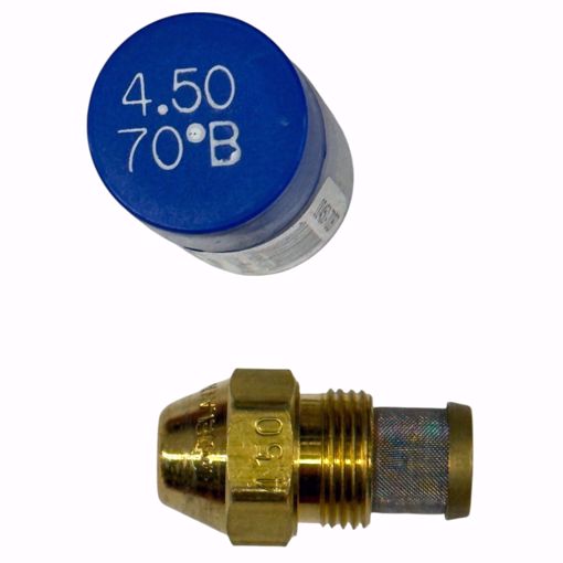 Picture of DELAVAN 4.50 GPH 70° B SOLID CONE NOZZLE W/ MESH STRAINER