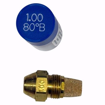 Picture of 00100-80B1 DELAVAN 1.00 GPH 80° B SOLID CONE NOZZLE W/ SINTERED FILTER