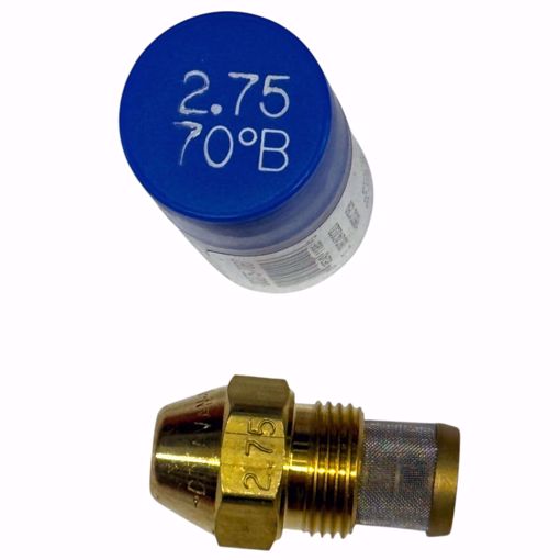 Picture of DELAVAN 2.75 GPH 70° B SOLID CONE NOZZLE W/ MESH STRAINER