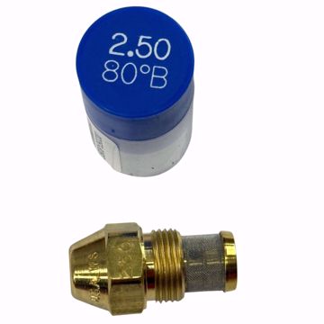 Picture of DELAVAN 2.50 GPH 80° B SOLID CONE NOZZLE W/ MESH STRAINER