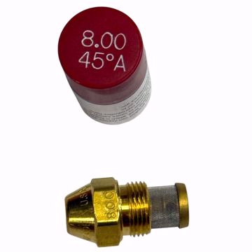 Picture of DELVAN 8.00 GPH 45° A HOLLOW CONE NOZZLE W/ MESH STRAINER