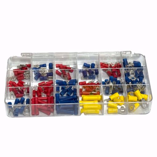 Picture of TERMINAL CONNECTOR KIT, SOLDERLESS, 18 COMPARTMENTS, 175 ASS