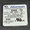 Picture of 2265-TP ALLANSON 230 VOLT TRANSFORMER