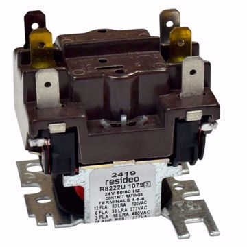 Picture of RELAY. DPST N.O. (ONE POWER AND ONE PILOT DUTY). COIL VOLTAG