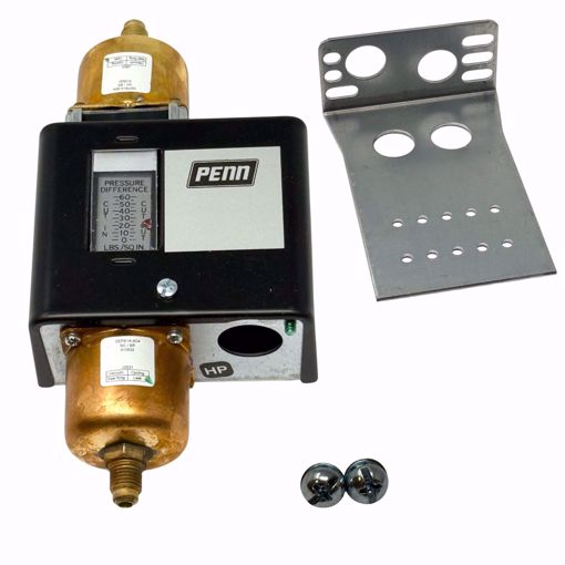 Picture of JOHNSON CONTROLS SPDT PRESSURE SWITCH 8/60 PSI 1/4 FLARE